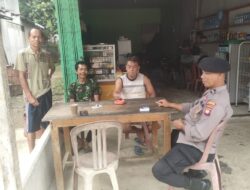Warung Kopi Jadi Tempat Curhat Polisi Dan Warga Air Besar Ngobrol Santai