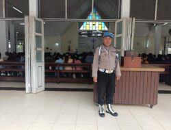 Polsek Menjalin Gelar PAM Ibadah Kebaktian Minggu
