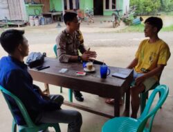 Personel Polsek Sokan Sambangi Warga