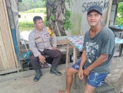 Pererat Silaturahmi Bhabinkamtibmas Jalin Komunikasi Humanis Dengan Warga
