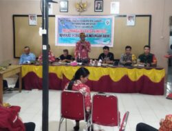 Bhabinkamtibmas Polsek Menyuke Hadiri Acara  Musdessus Tahun 2025