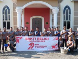 Polda Kalbar Gelar Bakti Religi Serentak Sambut Hari Bhayangkara ke-79