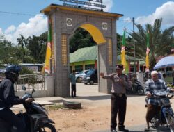Polsek Mempawah Hulu Berikan Pelayanan Dan Pengamanan Ibadah Shalat jumat