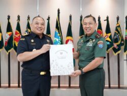 Pangdam XII/Tpr Terima Kunjungan Pamit Kepala Kanwil DJBC Kalimantan Bagian Barat
