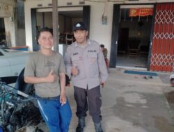 Kanit Samapta Polsek Kuala Behe Laksanakan Patroli Sambang Dialogis Cegah 3 C