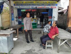 Polri Hadir di Tengah Masyarakat Anggota Polsek Mandor Jalin Silaturahmi Dan Edukasi Kamtibmas