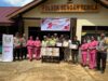 Polsek Sengah Temila Salurkan Bansos Untuk Warga Kurang Mampu