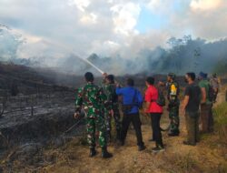 Cegah Terjadinya Bencana Karhutla Kodim 1209/Bky Ikuti Gelar Pelatihan Simulasi