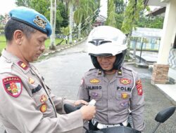 Tingkatkan Disiplin Propam Periksa Kelengkapan Dan Identitas Anggota Polres Landak