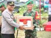 Kapolres Sambas Hadiri Kegiatan Binfungtaswilnas TNI 2025 Salurkan Ribuan Paket Bansos Untuk Warga Perbatasan