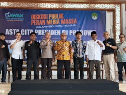 Kasi Humas Polres Ketapang Hadiri Diskusi Publik Peran Media Massa Dalam Mendukung Program Asta Cita Presiden Prabowo