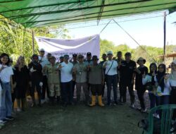 Kapolsek Matan Hilir Utara Hadiri Kegiatan Launching Penanaman 6.000 Bibit Mangrove Di Kecamatan Matan Hilir Utara