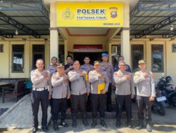 Polresta Pontianak Gelar Lomba Kebersihan Mako Sambut HUT Bhayangkara Ke-79