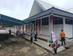 Polsek Menjalin Menggelar Bakti Religi Di Gereja Sambut Hari Bhayangkara ke-79