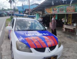Polisi Temui Warganya Di Saat Patroli Siang Hari