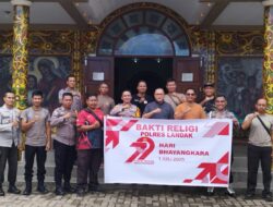 Polsek Mempawah Hulu Gelar Bakti Religi