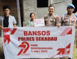 Polsek Nanga Mahap Salurkan 22 Paket SembakoDan Gelar Bakti Religi Di Tempat Ibadah