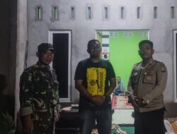 Bhabinkamtibmas Polsek Benua Kayong Laksanakan Patroli Pengamanan Kampanye Pilkades Serentak 2025