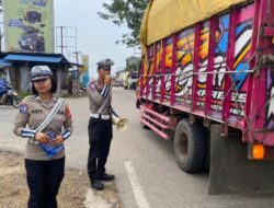 Satlantas Polres Sekadau Sosialisasi Bahaya Micro-Sleep Antisipasi Kecelakaan Di Jalan Raya
