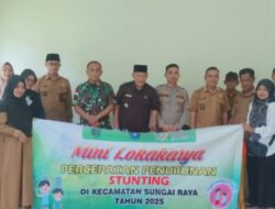 Dalam Rangka Percepatan Penurunan Stunting Ke-II Danramil-03/Sry Dampingi Warga Binaan