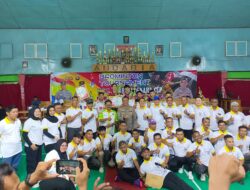 Kapolresta Pontianak Hadiri Final Dan Tutup Turnamen Badminton Kapolresta Cup Dalam Rangka Hari Bhayangkara ke-79