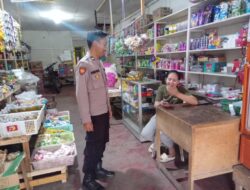 Polsek Mandor Giatkan Sambang Pasar Wujud Kepedulian Polri Terhadap Warga Dan Pedagang