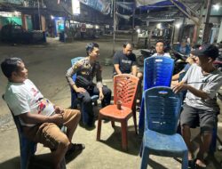 Patroli malam Polsek Mempawah Hulu Ajak Warga Kompak Jaga Kamtibmas