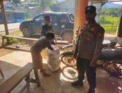 Ciptakan Lingkungan Aman Polsek Air Besar Aktif Sambangi Warga