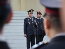 Kapolresta Pontianak Pimpin Upacara Hari Bhayangkara Ke -79 Di Mapolres Pontianak 