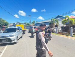 Personel Sat Samapta Polres Ketapang Laksanakan Patroli Rutin Di Wilayah Kota Ketapang