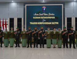 Pangdam XII/Tpr Pimpin Sertijab Kazidam XII/Tpr