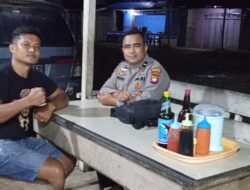 Piket Jaga Polsek Kuala Behe Melaksanakan Patroli Malam Hari Cegah Gangguan Kejahatan