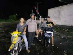 Patroli Malam Polisi Sapa Warga Dan Edukasi Pengendara Demi Keamanan Dan Ketertiban