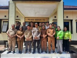 Kapolsek Simpang Dua Pimpin Rapat Konsolidasi Program Ketahanan Pangan 