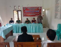 Hadiri Musyawarah Desa Ansang Bhabinkamtibmas Sampaikan Pesan Kamtibmas