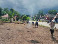 Polsubsektor Jelimpo Laksanakan Penanaman Bibit Jagung Hibrida R1 Nusantara