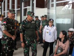 Kunjungan kerja Pangkogabwilhan I Dandim 1209/Bky Dampingi Di Perbatasan PLBN Jagoi Babang