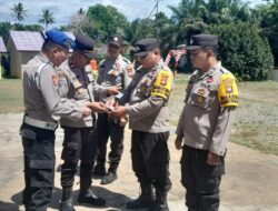 Kapolsek Sebangki Laksanakan Gaktiblin, Tegaskan Disiplin Anggota Adalah Cerminan Pelayanan Polri