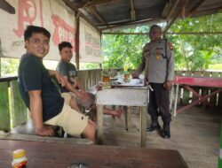 Patroli Rutin Polsubsektor Jelimpo Untuk Memastikan Situasi Aman Dan Kondusif