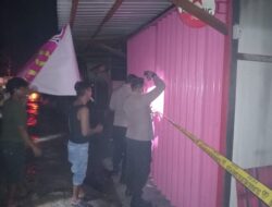 Polres Sintang Lakukan Pengecekan Pasca Kebakaran Di Jl. Padat Karya Diduga Dibakar Sengaja Kerugian Capai Rp 800 Juta