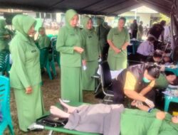 Gelar Donor Darah Kodim 1209/Bky Dalam Rangka Sambut HUT Kodam XII/Tpr Ke–67