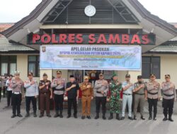 Polres Sambas Gelar Apel Pasukan Operasi Patuh Kapuas 2025