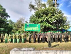 Jelang Peringatan HUT Kodam XII/Tpr Ke–67 Dandim 1209/Bky Pimpin Upacara Ziarah Di TMP