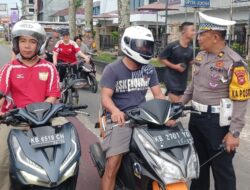 Satgas Gakkum Polres Singkawang Gencarkan Operasi Patuh Kapuas 2025 Wujudkan Tertib Berlalu Lintas