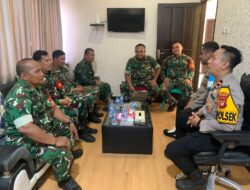 Sinergitas TNI-POLRI Terjalin Erat Kapolsek Mempawah Hulu Dan Danramil Laksanakan Rapat Koordinasi
