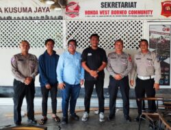 Ops Patuh Kapuas 2025 Personel Polda Kalbar Edukasi Keselamatan Lalu Lintas Ke Komunitas Motor di Pontianak
