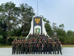 Jelang HUT ke-67 Kodam XII/Tpr Dandim 1204/Sanggau Pimpin Ziarah Di TMP Patriot Bangsa sanggau