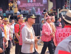 Polres Sintang Kerahkan Ratusan Personel Amankan Pembukaan Pekan Gawai Dayak ke-XII