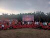Kapolsek Marau Hadiri Apel Siaga Karhutla di Lapangan Sepak bola PT. Kencana Graha Permai Kecamatan Marau