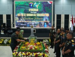 Hadiri Syukuran HUT Ke-67 Kodam Xll/Tpr, Danrem 121/Abw Brigjen TNI Purnomosidi,S.P.,M.A.P.,M.HAN., Berharap Semoga Kodam Xll/Tpr Semakin Profesional Dan Di Cintai Rakyat 